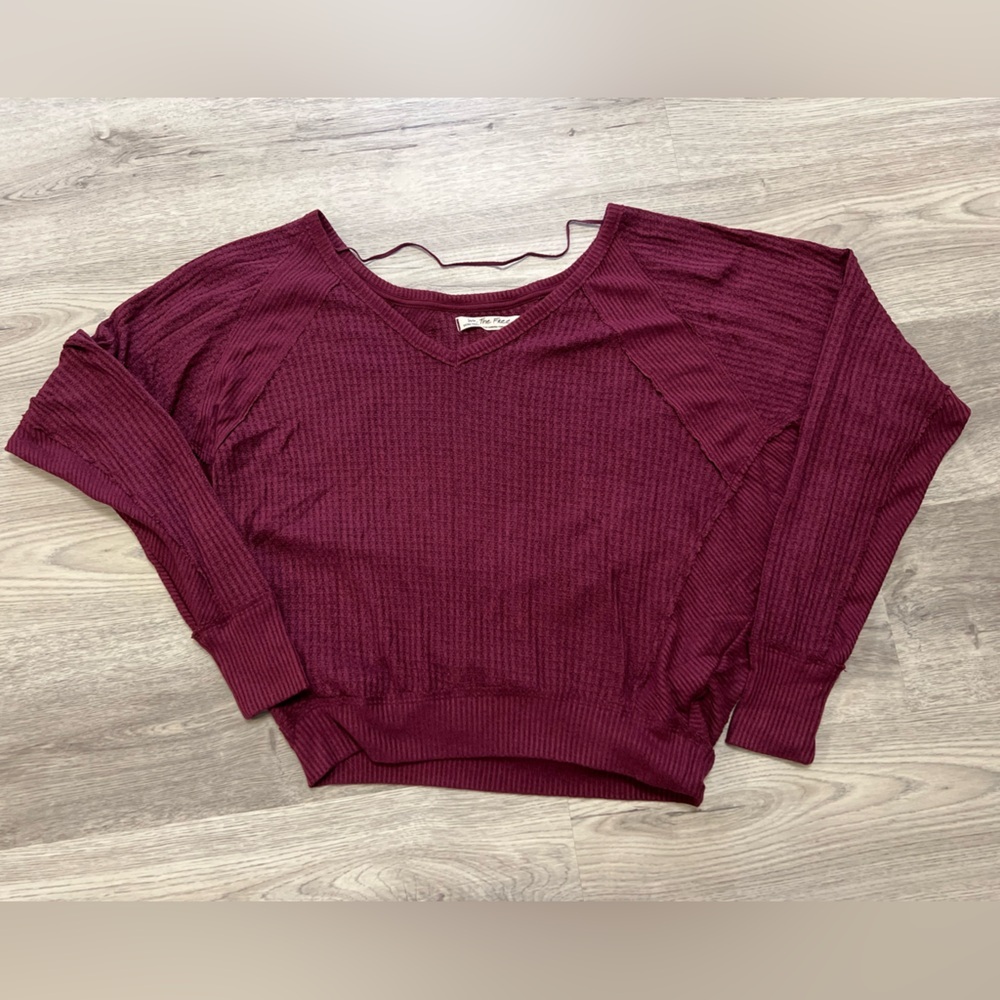 Free people long sleeve top size XS